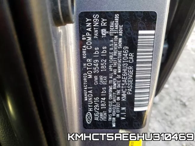 KMHCT5AE6HU310469 фото 2
