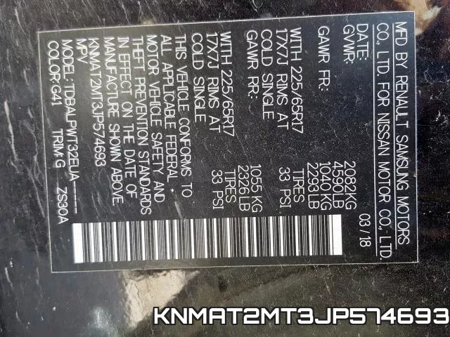 KNMAT2MT3JP574693 фото 2