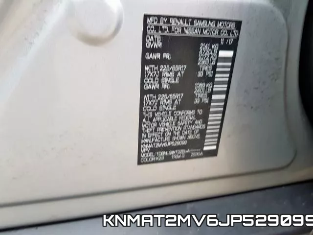 KNMAT2MV6JP529099 фото 2