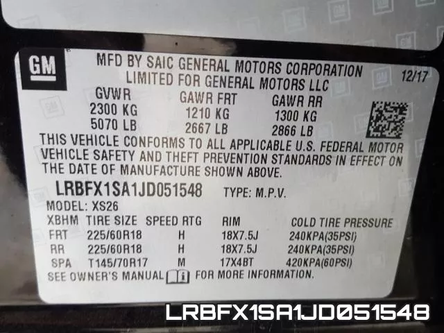 LRBFX1SA1JD051548 фото 2