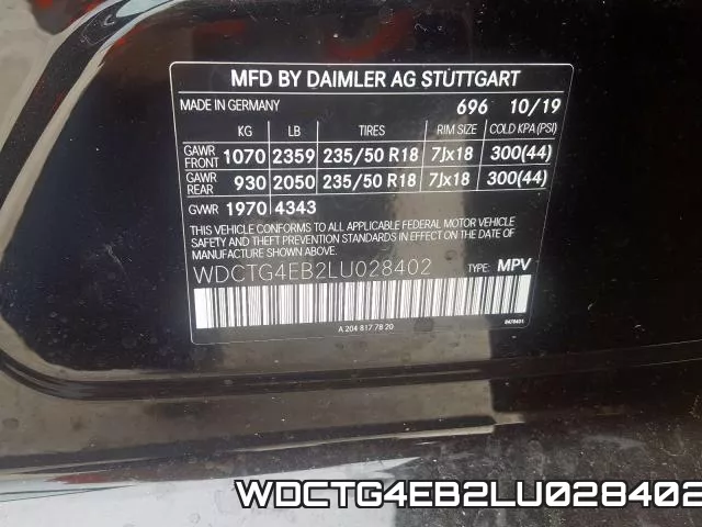 WDCTG4EB2LU028402 фото 2