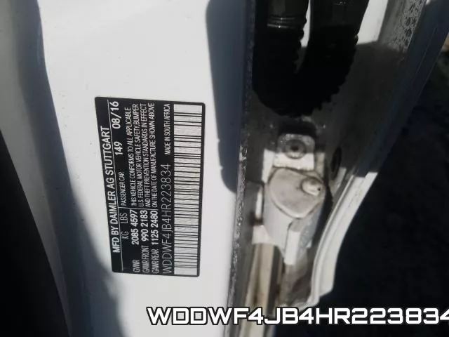 WDDWF4JB4HR223834 фото 2