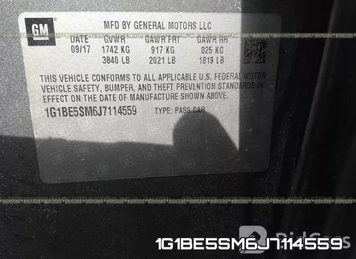 1G1BE5SM6J7114559 фото 10