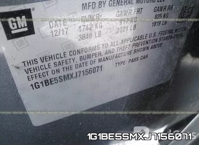1G1BE5SMXJ7156071 фото 10