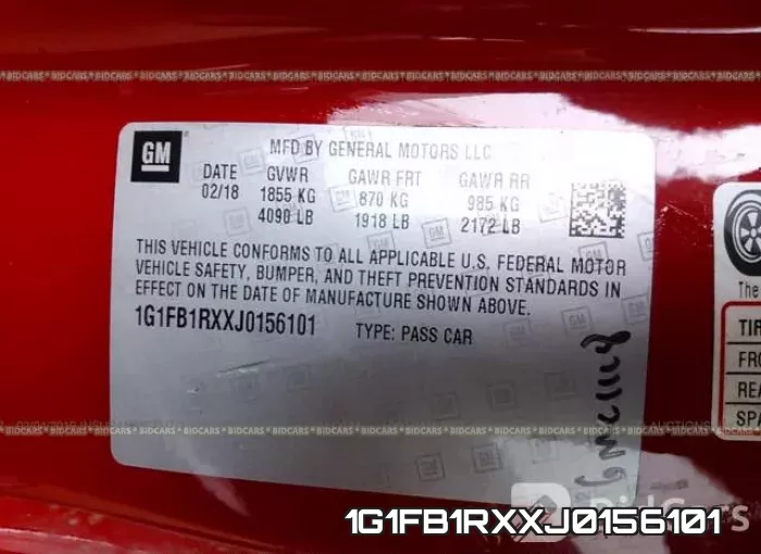 1G1FB1RXXJ0156101 фото 10