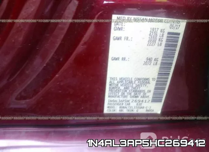 1N4AL3AP5HC269412 фото 10