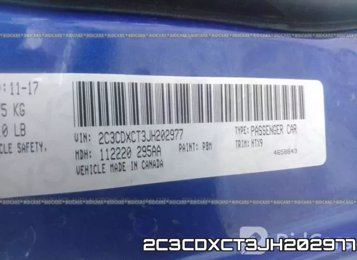 2C3CDXCT3JH202977 фото 10
