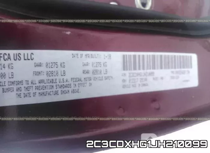 2C3CDXHG1JH210099 фото 10