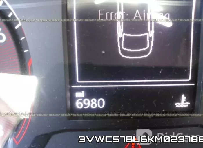 3VWC57BU6KM023786 фото 8