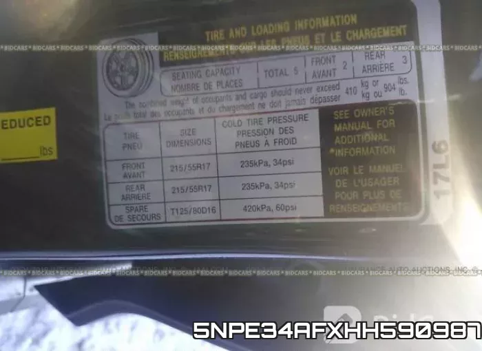 5NPE34AFXHH590987 фото 10
