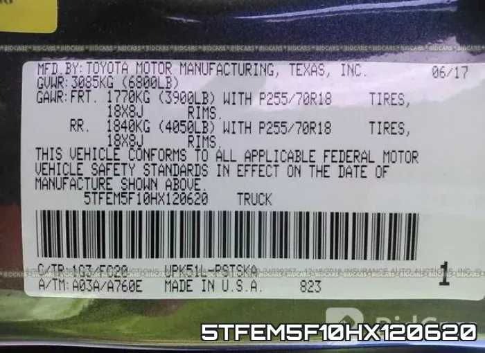 5TFEM5F10HX120620 фото 10