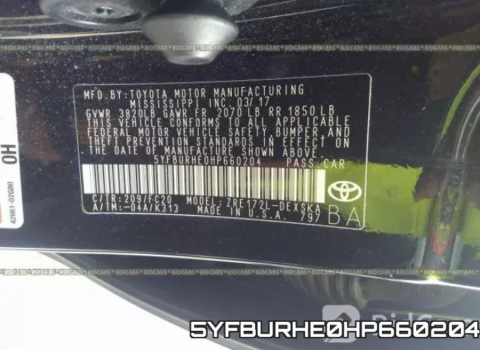 5YFBURHE0HP660204 фото 10