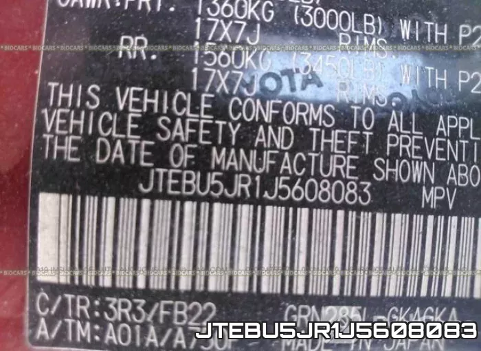 JTEBU5JR1J5608083 фото 10