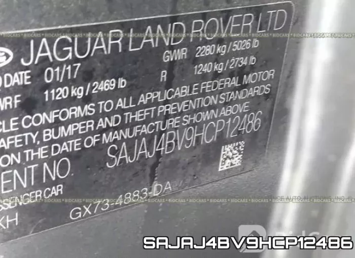 SAJAJ4BV9HCP12486 фото 10