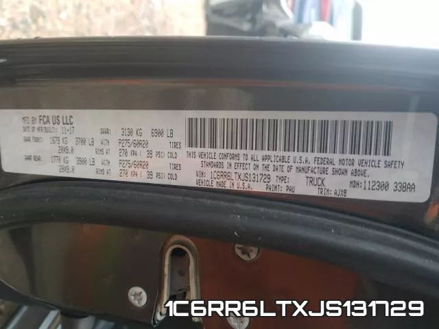 1C6RR6LTXJS131729 фото 2