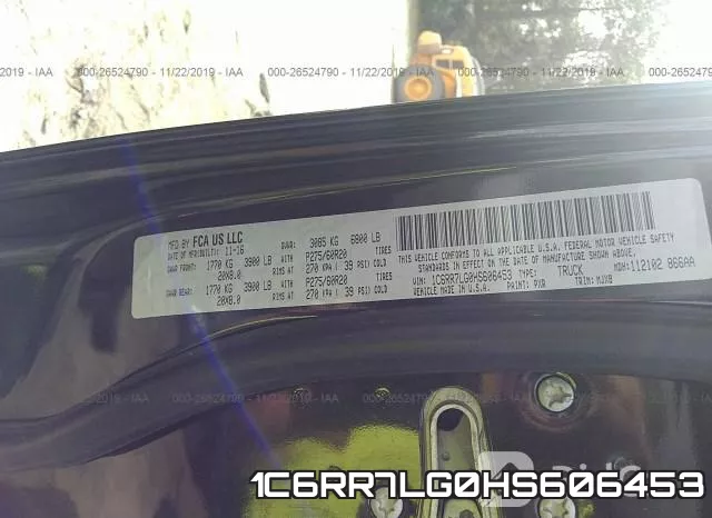 1C6RR7LG0HS606453 фото 10