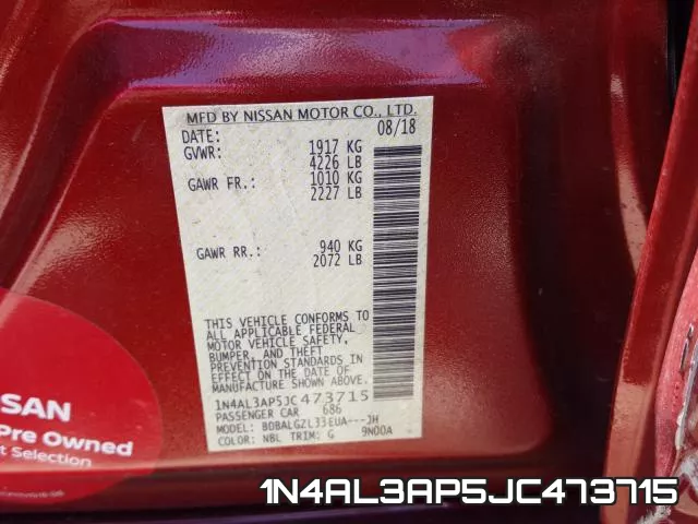 1N4AL3AP5JC473715 фото 2
