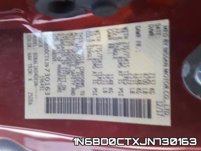 1N6BD0CTXJN730163 фото 2