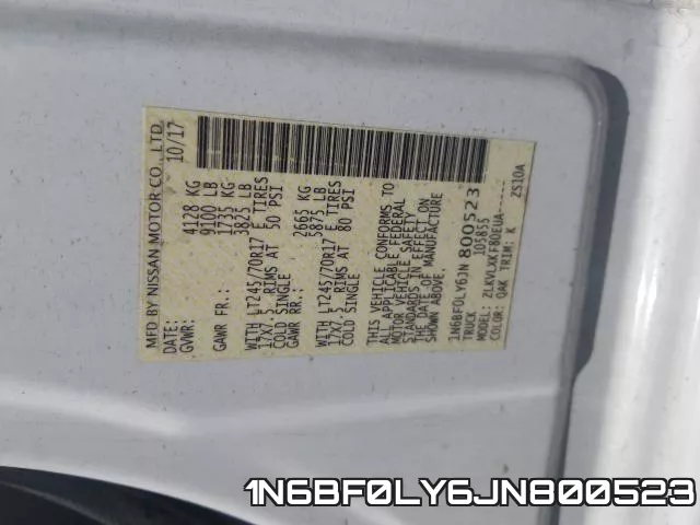 1N6BF0LY6JN800523 фото 2