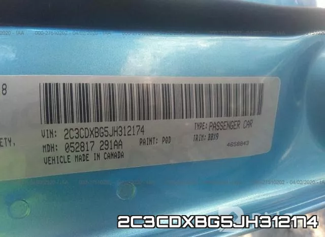 2C3CDXBG5JH312174 фото 10