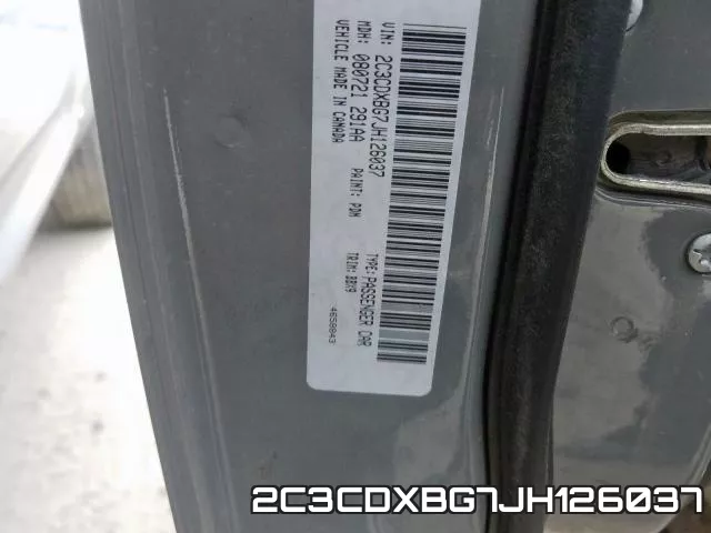 2C3CDXBG7JH126037 фото 2