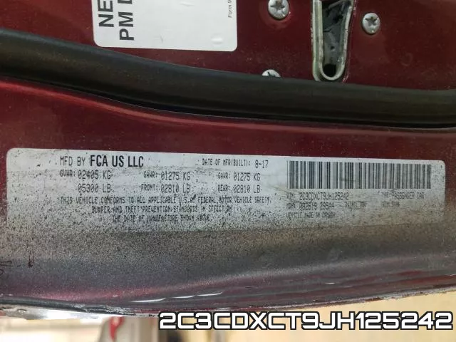 2C3CDXCT9JH125242 фото 2