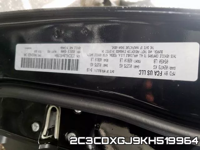 2C3CDXGJ9KH519964 фото 2