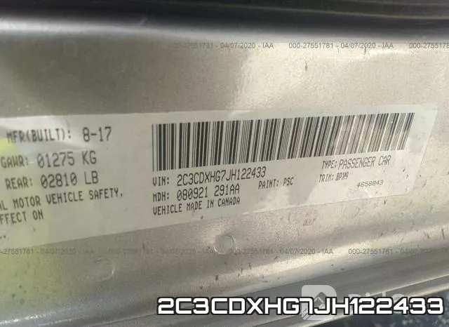 2C3CDXHG7JH122433 фото 10