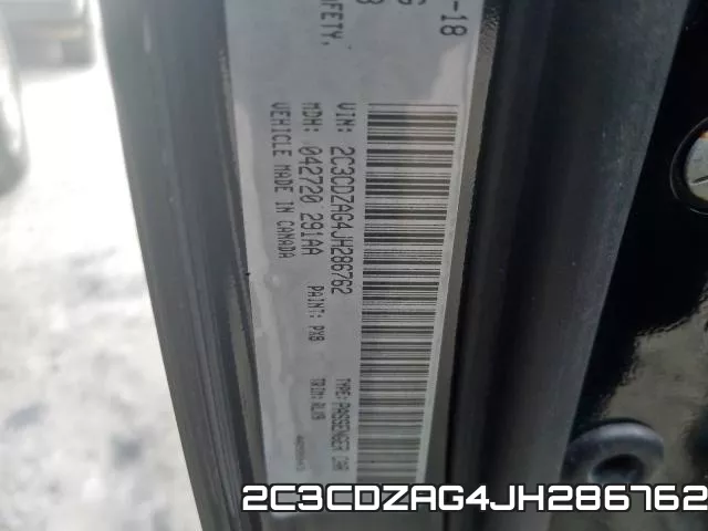 2C3CDZAG4JH286762 фото 2