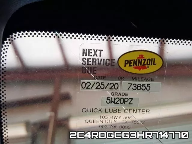 2C4RDGCG3HR714770 фото 10