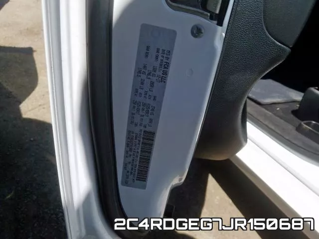 2C4RDGEG7JR150687 фото 2