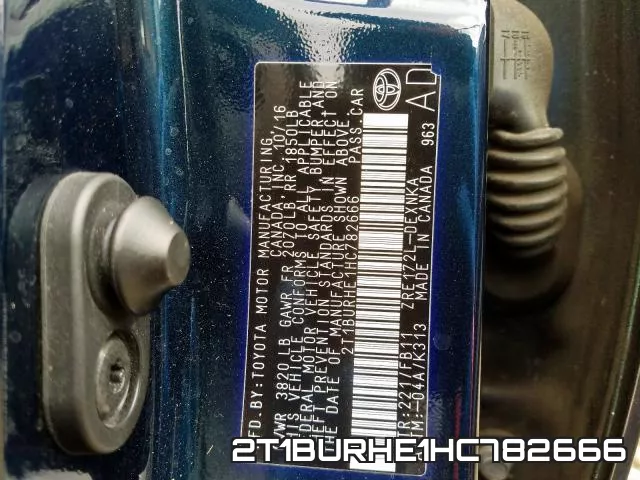 2T1BURHE1HC782666 фото 2