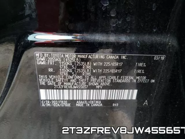 2T3ZFREV8JW455657 фото 2