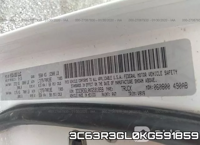 3C63R3GL0KG591859 фото 10