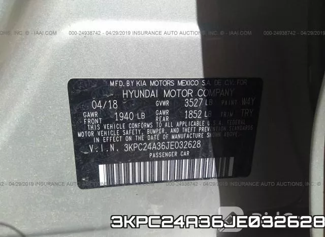 3KPC24A36JE032628 фото 10