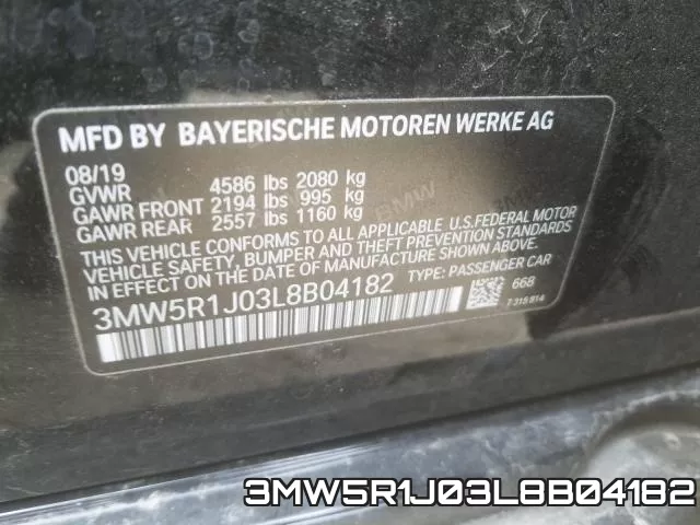 3MW5R1J03L8B04182 фото 2