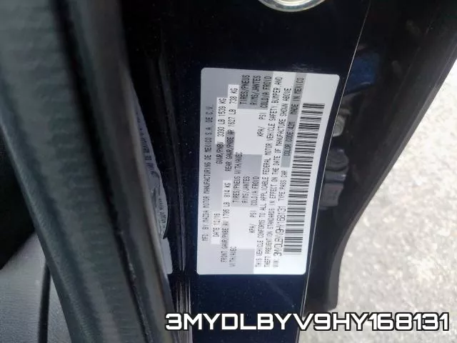 3MYDLBYV9HY168131 фото 2