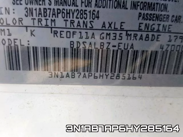 3N1AB7AP6HY285164 фото 2