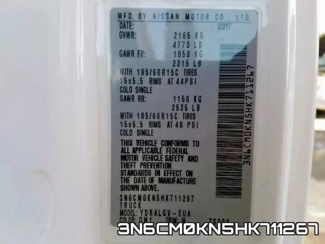 3N6CM0KN5HK711267 фото 2