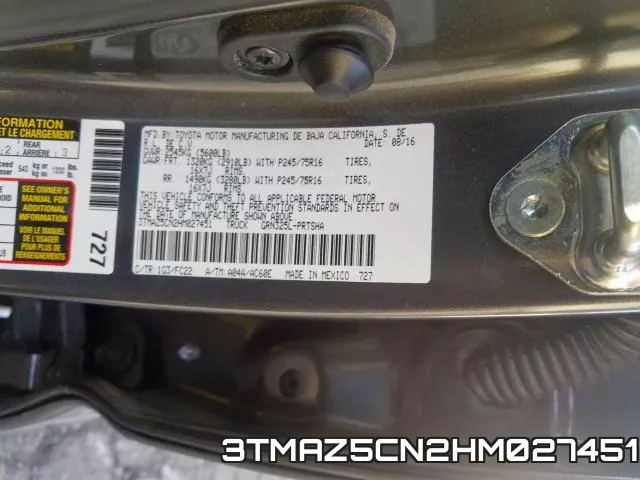 3TMAZ5CN2HM027451 фото 2
