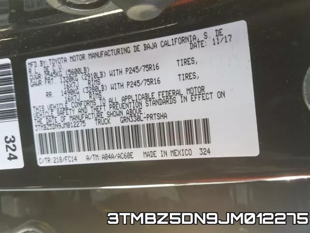 3TMBZ5DN9JM012275 фото 2