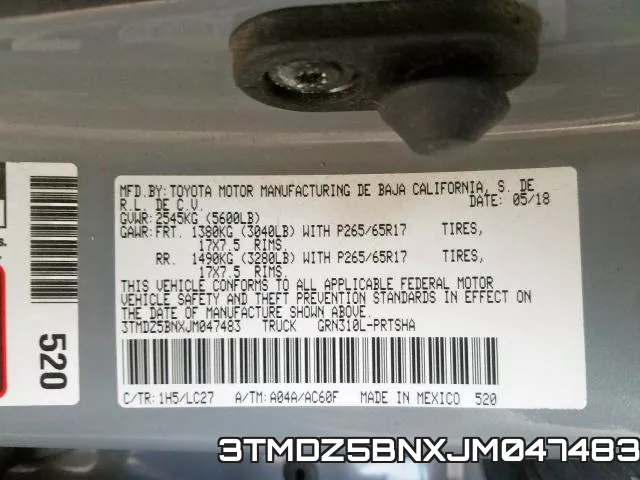 3TMDZ5BNXJM047483 фото 2
