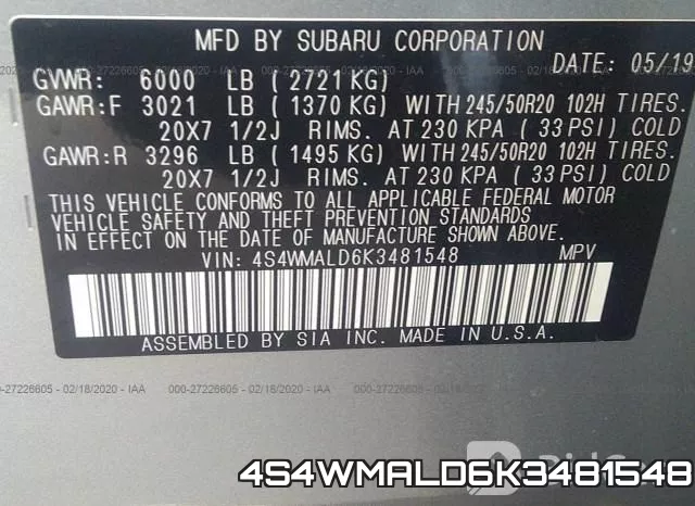 4S4WMALD6K3481548 фото 10