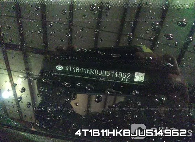 4T1B11HK8JU514962 фото 10