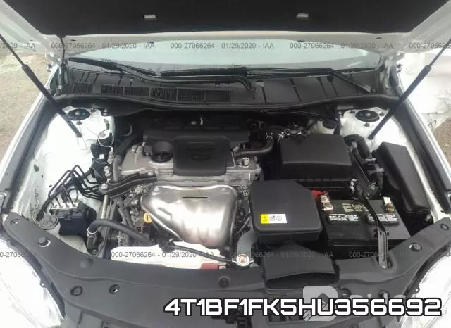 4T1BF1FK5HU356692 фото 2