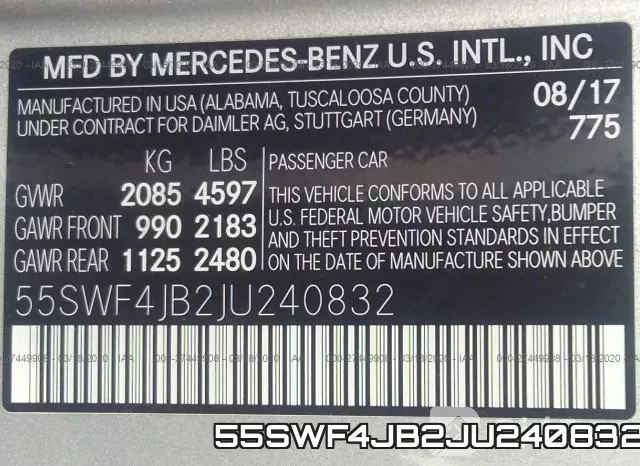 55SWF4JB2JU240832 фото 10