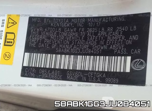 58ABK1GG3JU084051 фото 10