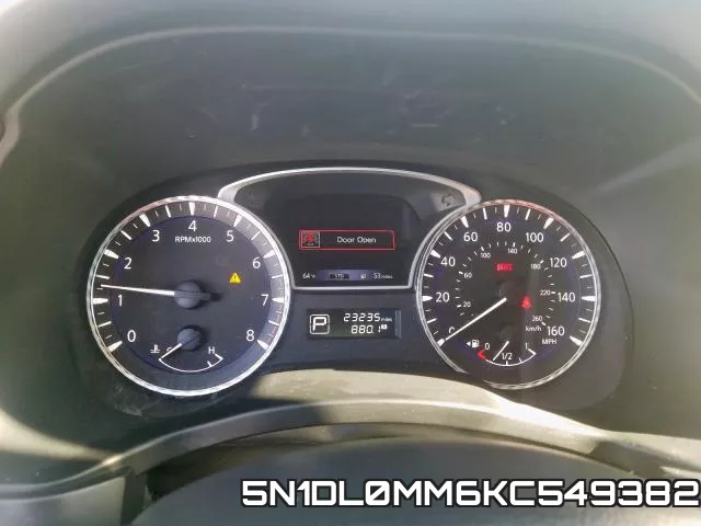 5N1DL0MM6KC549382 фото 9