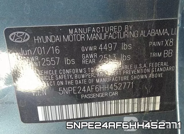 5NPE24AF6HH452771 фото 10