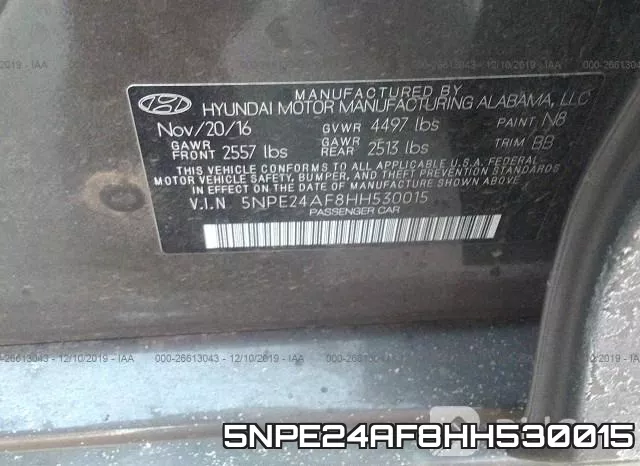5NPE24AF8HH530015 фото 10